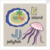 Island and jellyfish children graphic by Anonymous