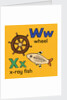 Wheel and x-ray fish children graphic by Anonymous