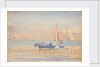 Looking into Portsmouth Harbour by William Lionel Wyllie