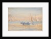 Looking into Portsmouth Harbour by William Lionel Wyllie