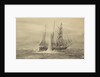 Merope in action with a U Boat by William Lionel Wyllie