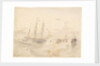 HMS Rattlesnake running through the coral barrier on the Louisiade Archipelago, 1849 by 