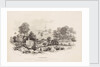 Singapore, view of Government Hill, the English burial ground and the Armenian church,First illustration in pamphlet Six views of Singapore and Macao from drawings made on the spot in 1840 by 