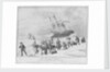 The frigate 'Proserpine', lost March 1799 off Newark Island in the Elbe by John Thomas Serres