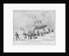The frigate 'Proserpine', lost March 1799 off Newark Island in the Elbe by John Thomas Serres