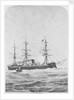 HMS 'Monarch' (1868) under way by W. Spalding