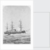 HMS 'Monarch' (1868) under way by W. Spalding
