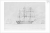 HMS 'Marlborough' off Stromberg by Montagu Frederick O'Reilly