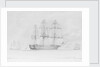 HMS 'Marlborough' off Stromberg by Montagu Frederick O'Reilly