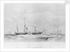 Penninsular and Oriental Steam Navigation Company's steam ships at sea. 'Oriental',  'Montrose' and 'Great Liverpool' by unknown