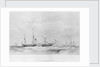 Penninsular and Oriental Steam Navigation Company's steam ships at sea. 'Oriental',  'Montrose' and 'Great Liverpool' by unknown