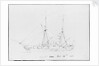 Sketch of HMS Avon Jany 14th 1848 by Lieutenant Robert Strickland Thomas