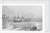 HMS 'Melpomene' at Malta, 1860 by C.J.F. Ewart