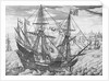 'White Bear' commanded by Thomas Howard and involved in the defeat of the Spanish Armada of 1588 by Claes Jansz Visscher