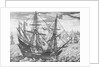 'White Bear' commanded by Thomas Howard and involved in the defeat of the Spanish Armada of 1588 by Claes Jansz Visscher