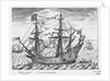 40-gun ship 'Lion' (1557, also known as 'Golden Lion') by Claes Jansz Visscher