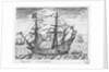 40-gun ship 'Lion' (1557, also known as 'Golden Lion') by Claes Jansz Visscher