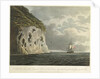 South east view of the Diamond Rock, with the cannon being hauled up from the 'Centaur' by the cable by Joseph Constantine Stadler