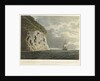 South east view of the Diamond Rock, with the cannon being hauled up from the 'Centaur' by the cable by Joseph Constantine Stadler