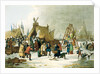 Frost fair on the river Thames, 19th century by Luke Clennel