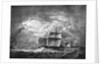 Victory... in the Gale that succeeded the Battle of Trafalgar,  the remains of... Nelson on board by Robert Dodd