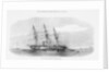 Naval sloop HMS 'Racer' aground on Ryde Sands, 1857 by Unknown
