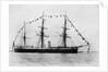 HMS 'Shannon' (1875) at anchor by unknown