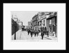 Newspaper print of The Marlborough Gate in Portsmouth dockyard by Cribb