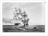 Representing an action with the Spanish Slave frigate 'Velos Passahera' captured by boarding by H.M. Ship 'Primrose' 6th September 1830 by William John Huggins