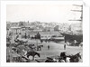Circular Quay, Sydney, with the 'Cutty Sark' loading wool by unknown