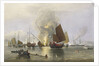 'Nemesis' destroying Chinese junks in Anson's Bay, 1841 by Edward Duncan