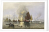 'Nemesis' destroying Chinese junks in Anson's Bay, 1841 by Edward Duncan