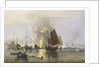 'Nemesis' destroying Chinese junks in Anson's Bay, 1841 by Edward Duncan