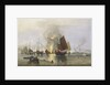 'Nemesis' destroying Chinese junks in Anson's Bay, 1841 by Edward Duncan