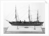 Model of ironclad battleship HMS 'Warrior' (1860) by Unknown