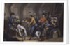 Nelson sits wounded in the cockpit of HMS 'Vanguard' during the Battle of the Nile, 1-3 August 1798 by M. Dubourg