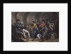 Nelson sits wounded in the cockpit of HMS 'Vanguard' during the Battle of the Nile, 1-3 August 1798 by M. Dubourg