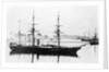 Wooden paddle-wheel sloop 'Salamander' (1832) at anchor by unknown