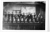 Mr John Riddle, Headmaster of the Upper Nautical School, Greenwich Hospital, with his pupils in 1855 by Unknown