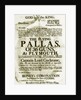 Recruitment poster for the 36-gun 'Pallas' at Plymouth, promising Spanish prize money and glory for those sailing with Captain Lord Cochrane by unknown