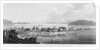 A view of the town and harbour of St Peter and St Paul in Kamtschatka by John Webber
