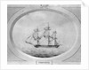 'Chiffonne', the ship Charles Adam took from the French at the Seychelles Islands by John Shertcliffe