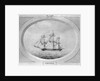 'Chiffonne', the ship Charles Adam took from the French at the Seychelles Islands by John Shertcliffe