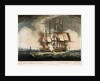 HMS 'Shannon' in battle with the American Frigate 'Chesapeake', 1 June 1813 by W. Elmes