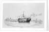 HMS 'Grampus' as a hospital ship off Greenwich by W. Porden Kay
