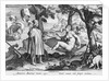 America. Americen Americus retexit, Semel vocauit inde semper exitam by Johannes Stradanus