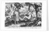 America. Americen Americus retexit, Semel vocauit inde semper exitam by Johannes Stradanus