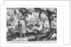 America. Americen Americus retexit, Semel vocauit inde semper exitam by Johannes Stradanus