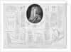 This dissection of the body of a first rate Man of Warr... (and portrait of) George St Lo Esquire Commissioner of her Majts Navy by Joseph Nutting