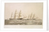 The Great China Race: the Clipper Ships 'Taeping' & 'Ariel' passing the Lizard 6 September 1866 on their homeward voyage from Foo-Chow-Foo by Thomas Goldsworth Dutton